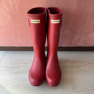 Hunter Boots Kids Red Rain Boots